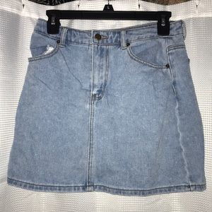 Light wash Jean skirt